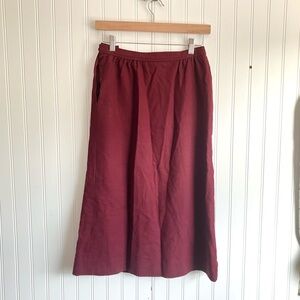 VINTAGE PENDLETON Virgin Wool Pencil Skirt